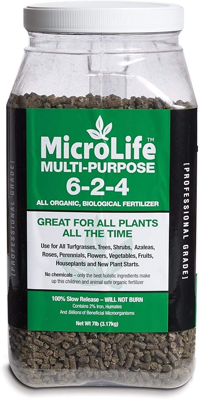 New MicroLife Multi-Purpose 6-2-4 Professional Grade Granular Organic Fertilizer