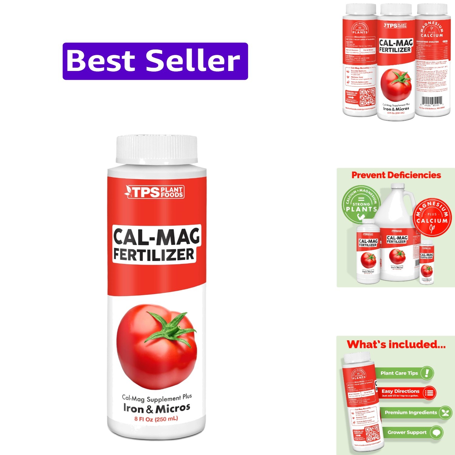 Cal-Mag for Plants Plus Iron and Micros, Calcium and Magnesium, Prevent Commo…