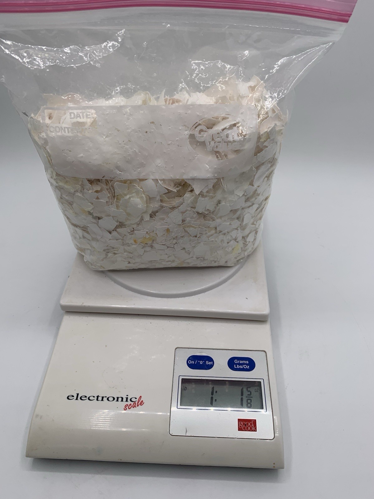 Hand Crushed Chicken Egg Shells Fertilizer Plant Garden Calcium. Over A Pound