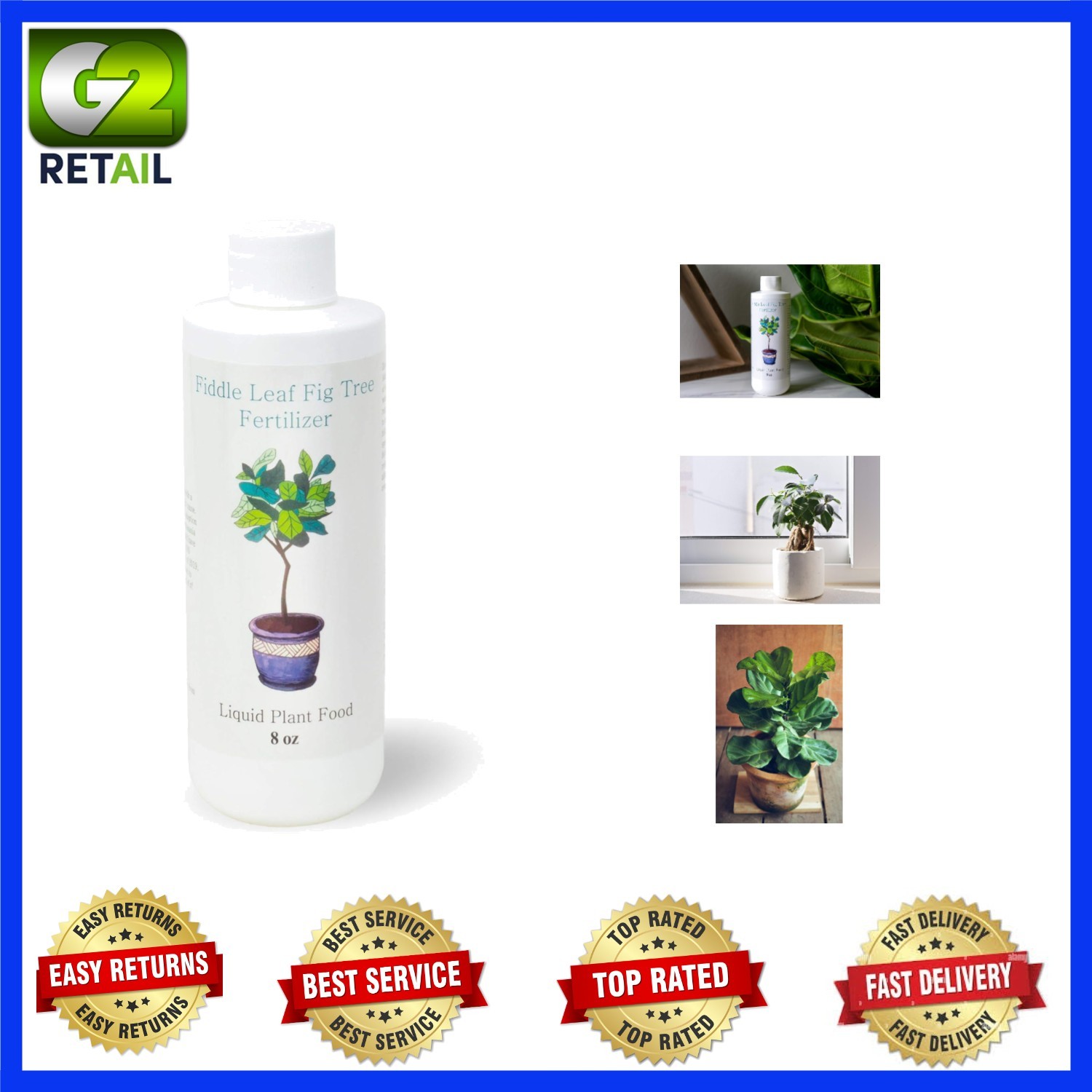 Long-Lasting Fiddle Leaf Fig Fertilizer – Boosts Growth & Prevents Brown Spots