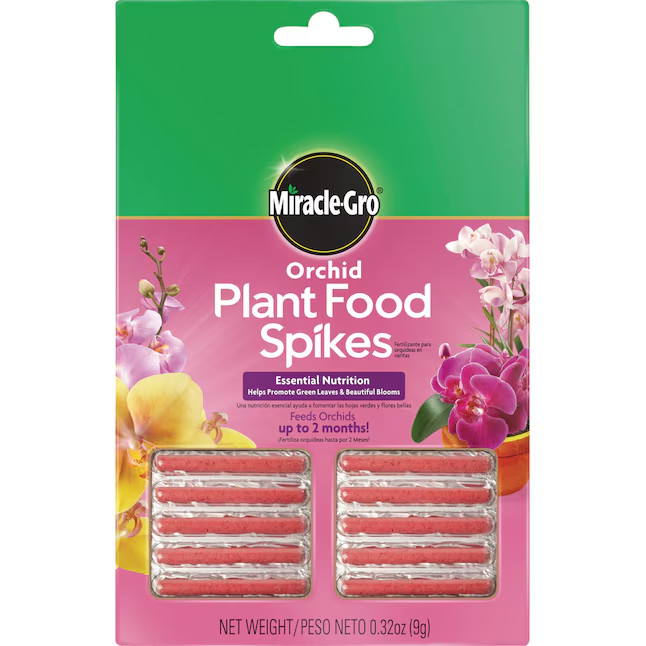 Miracle-Gro Orchid Plant Food Spikes Indoor Plant Fertilizer (10-Count)