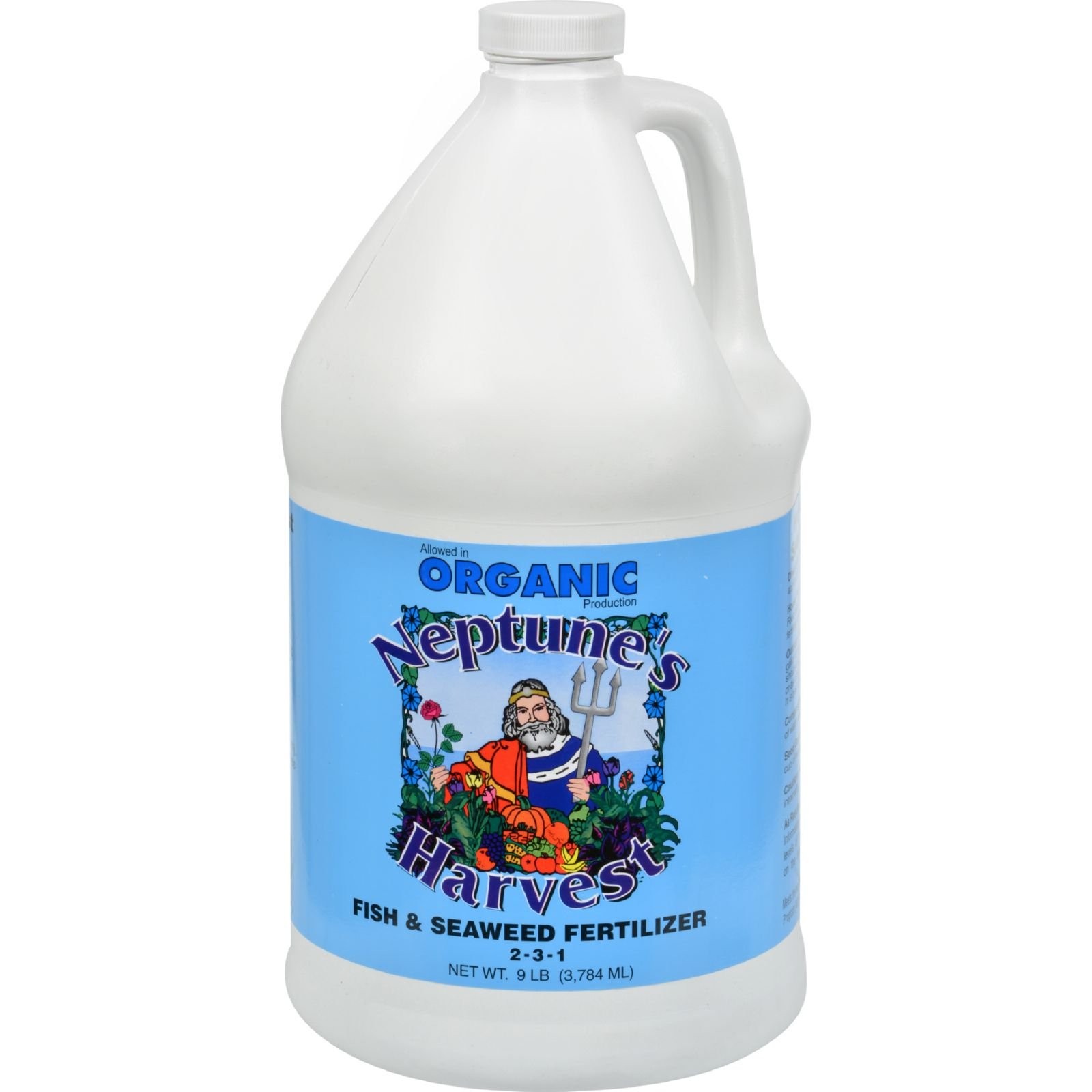Neptune’s Harvest Fish & Seaweed Liquid Fertilizer GALLON, Brown/Neutral