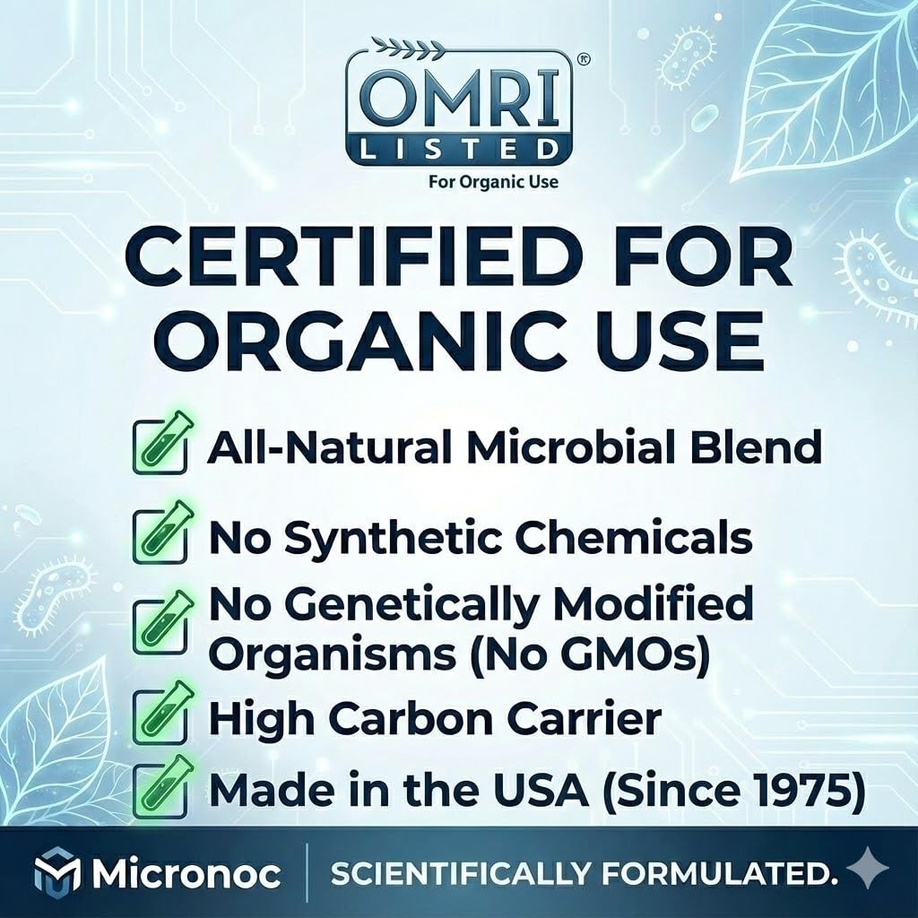 Mycorrhizal Fungi + Beneficial Microbial Blend – Seed Inoculant (8 oz) for Co…