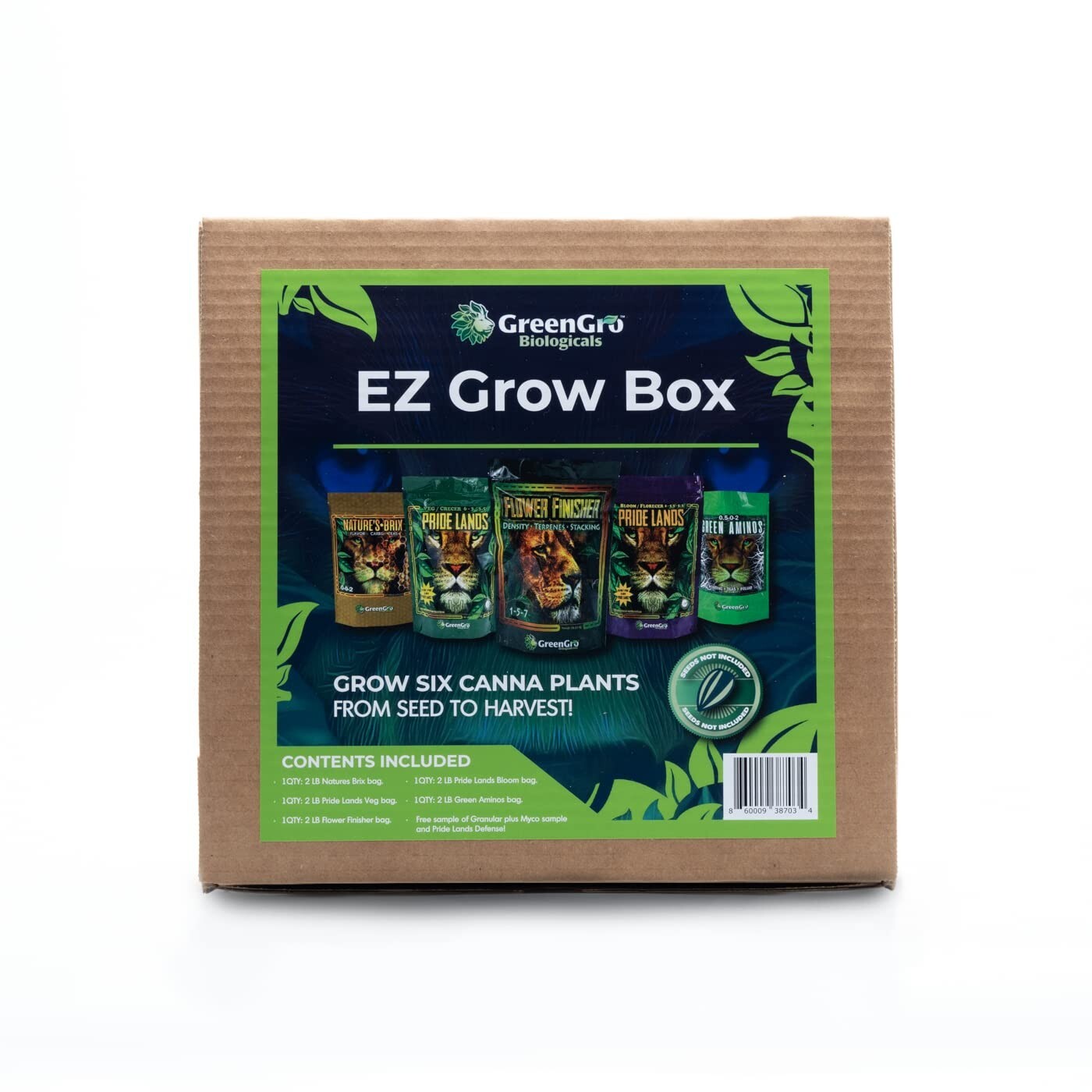 GreenGro EZ Grow Box – Complete Indoor & Outdoor Plant Nutrient Fertilizer