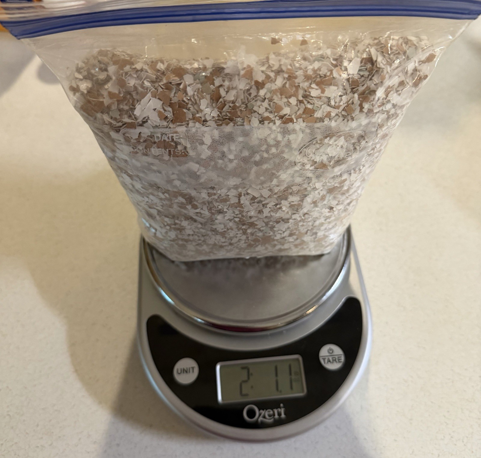 2 Lbs Pound Crushed Organic Egg Shells From Free Range Chickens – Garden