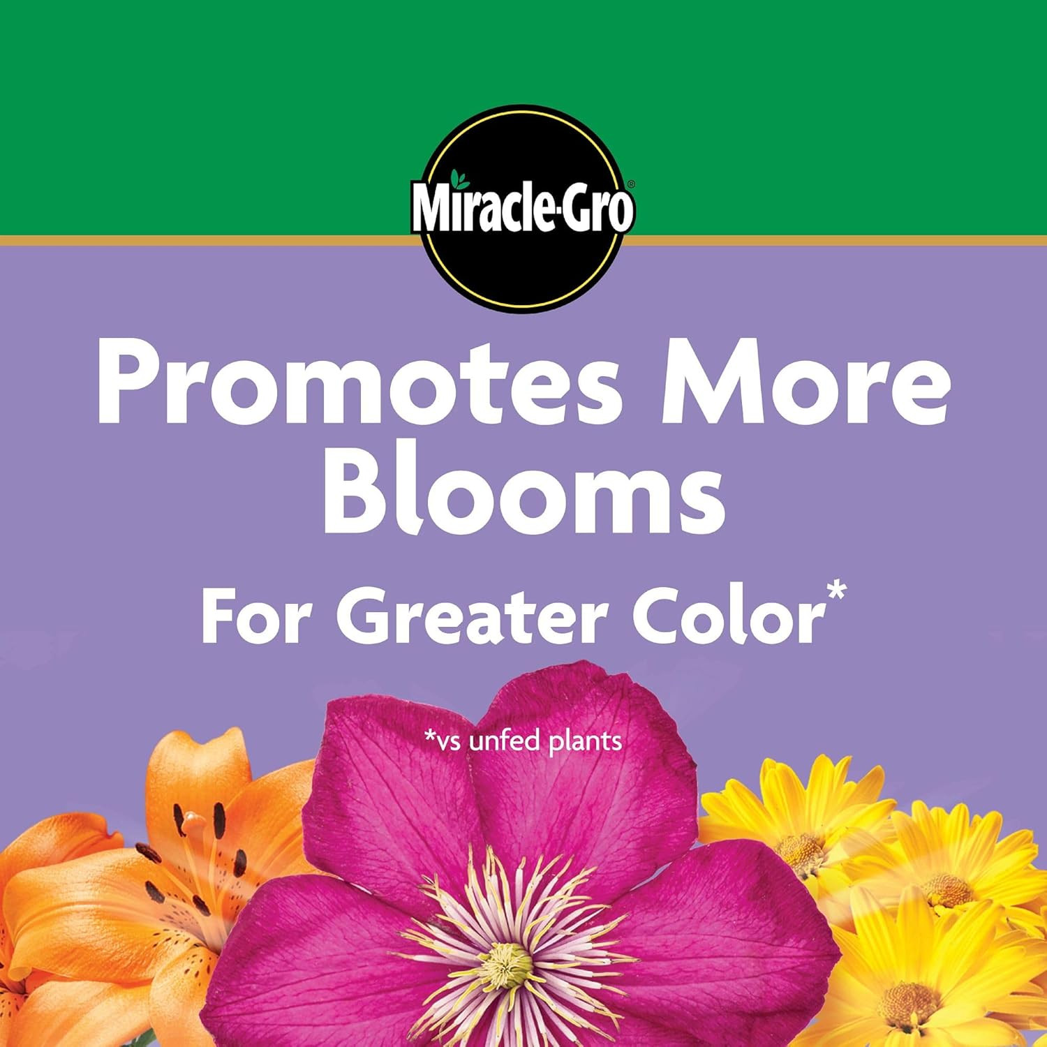 Miracle-Gro Water Soluble Bloom Booster Flower Food Fertilizer – 10-52-10 Formul
