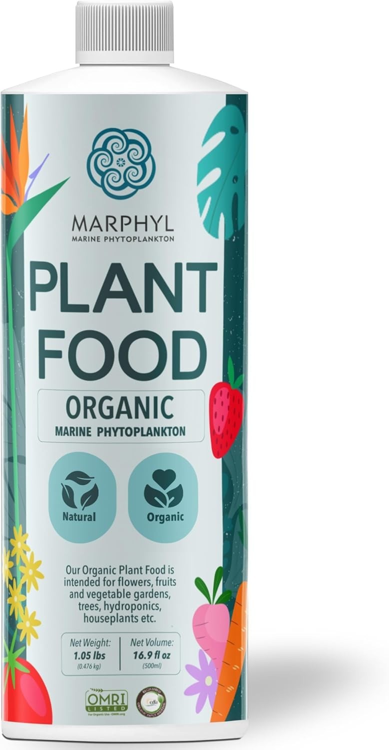 Organic All-Purpose Fertilizer for Flowers & Vegetables – 16.9 Oz Liquid Formula