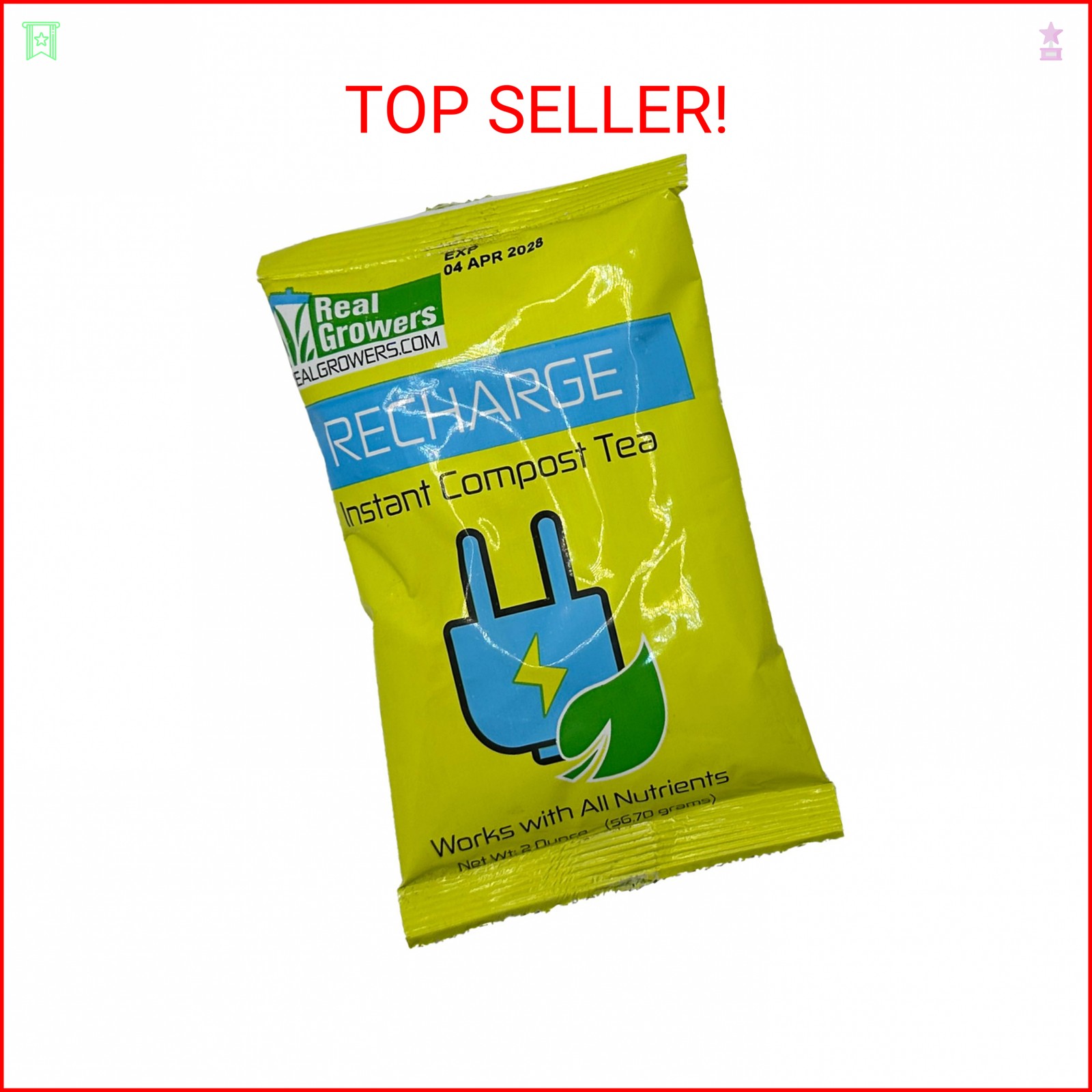 Real Growers Recharge 2 oz – Explosive Root Growth with Mycorrhizae for Living S