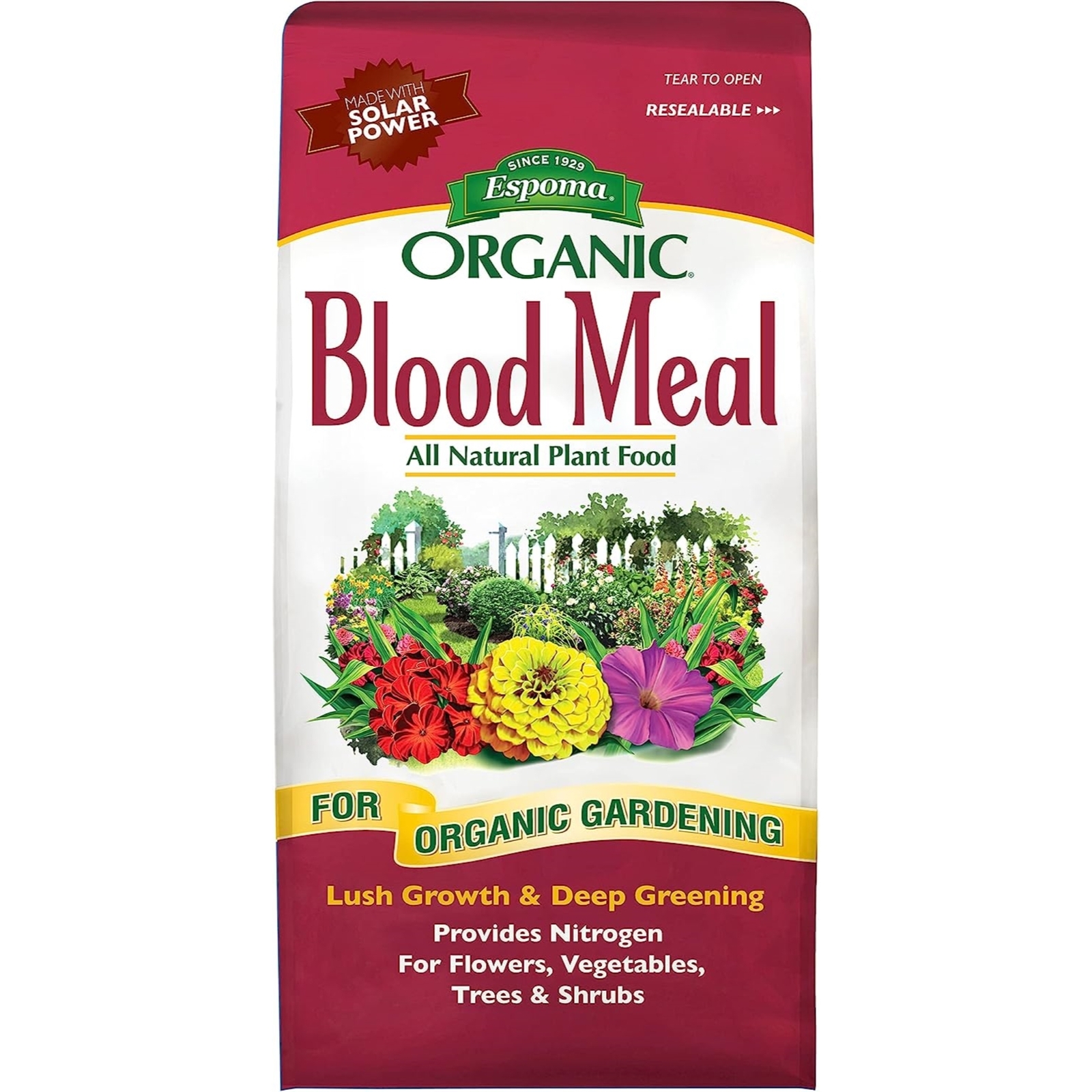 Espoma Organic 12-0-0 Blood Meal for Nitrogen, 3lb (Pack of 3)