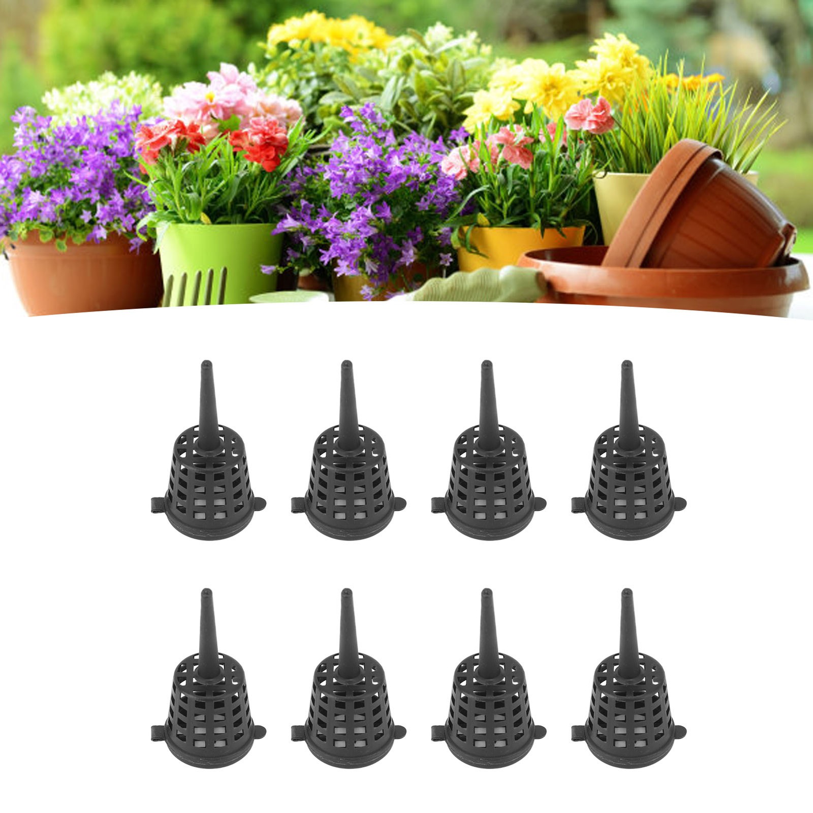 100-Pack Bonsai Fertilizer Baskets With Lid Portable Mesh For Potted Plants