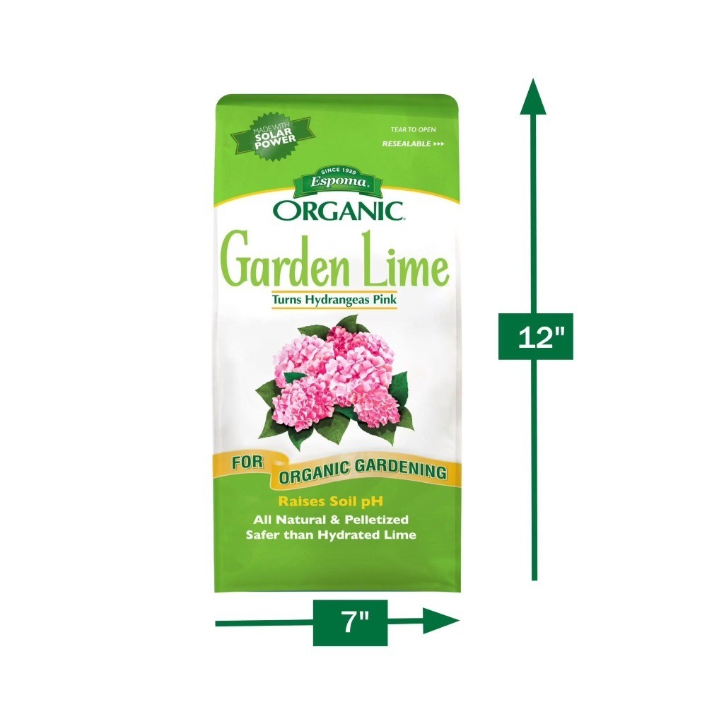 Organic Garden Lime Fertilizer 5 lb Bag Covers 135 sq ft Soil Amendment