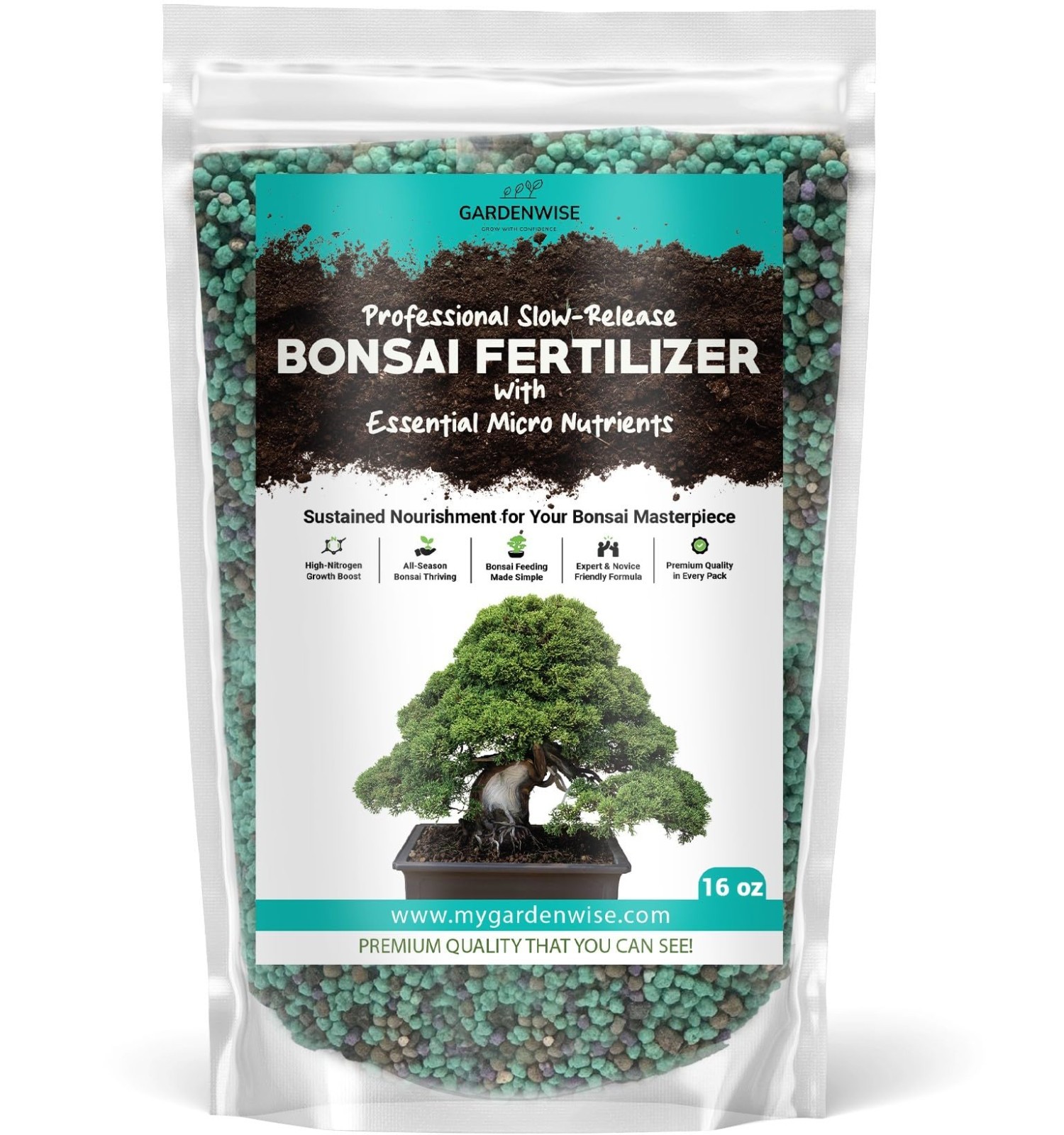 Slow-Release Bonsai Fertilizer Pellets – Essential Micronutrients for Indoor & O