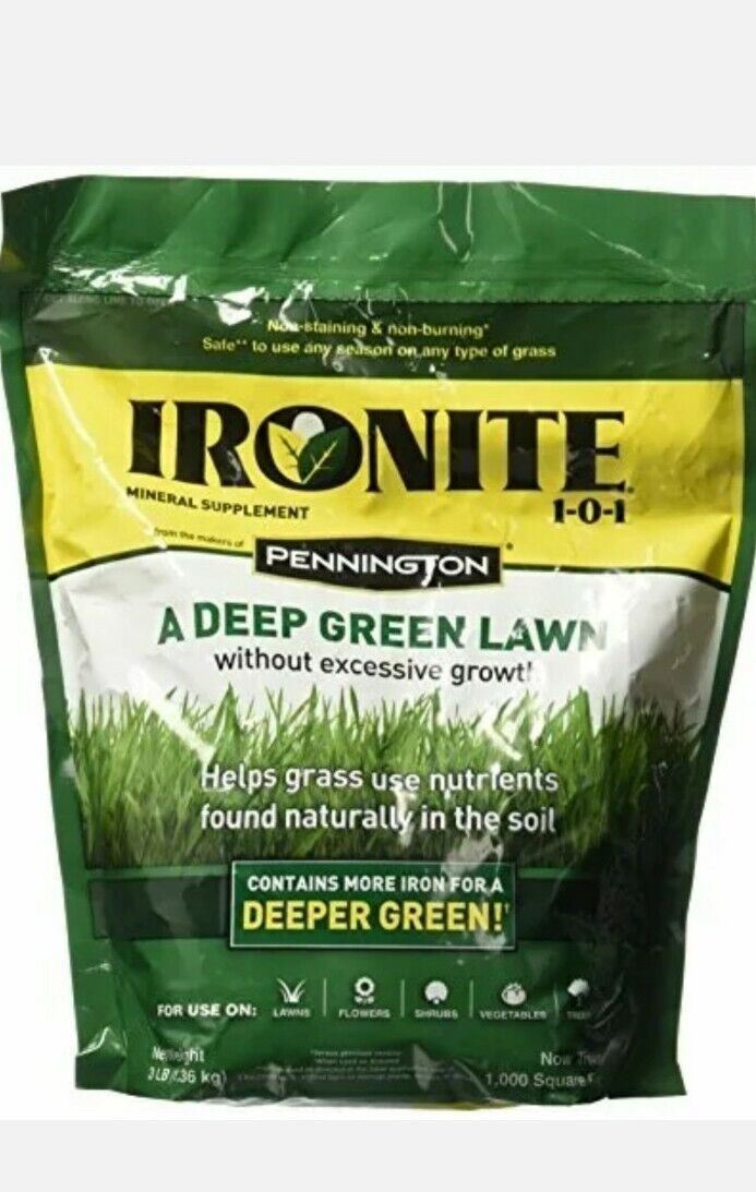 Ironite Ii By Pennington Mineral Lawn Supplement 1-0-1 3Lb, 1m