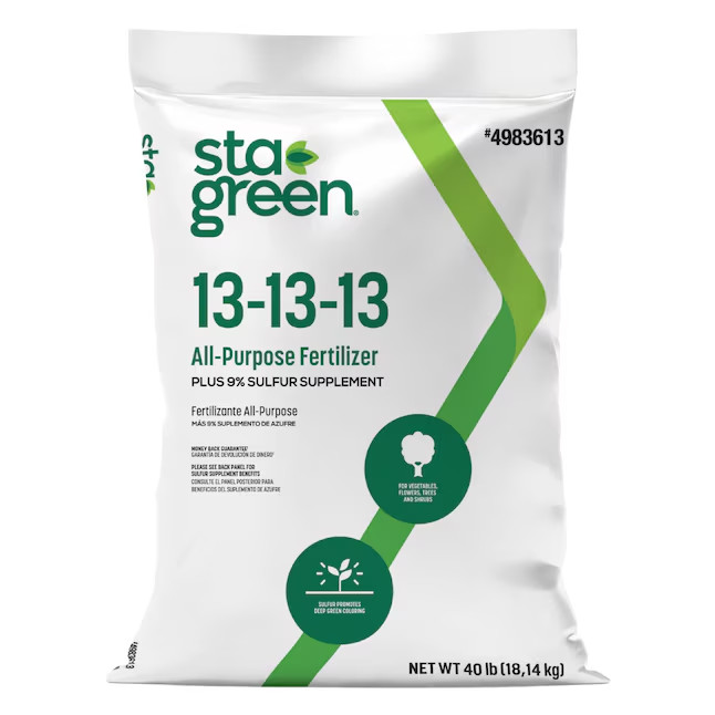 Sta-Green 6500 Sq Ft 13-13-13 All Purpose Fertilizer