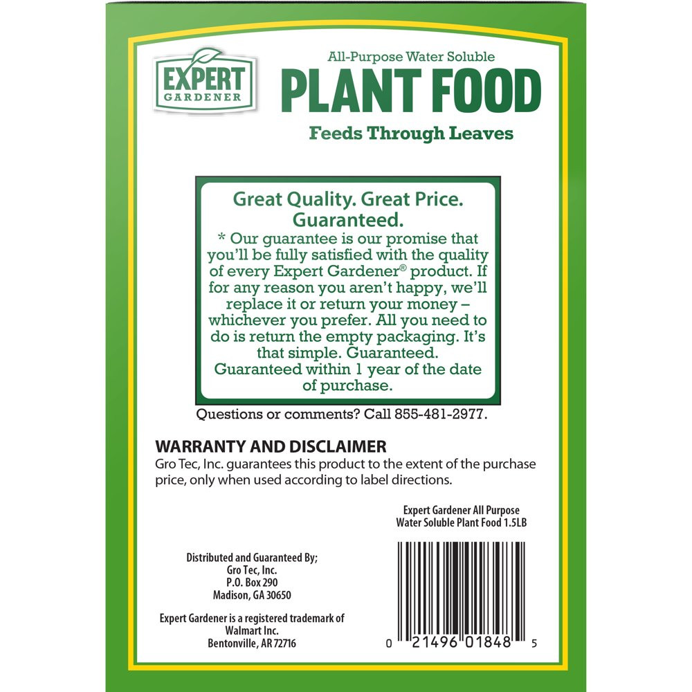 PLANT FOOD FERTILIZER All-Purpose Water Soluble