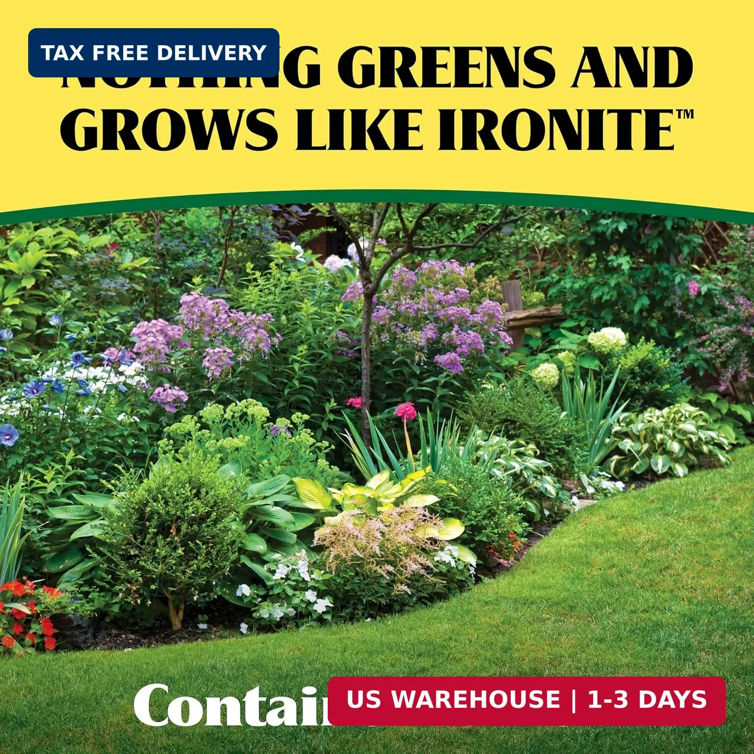 Ironite Plus Shrubs, Trees Plant Food Bag Granular 12-10-10 3lb