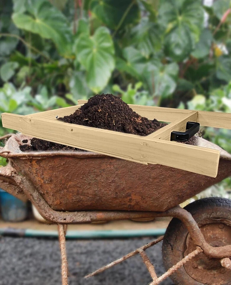 Large Soil Sifter, Dirt Sifter for Gardening, Use in a Wheelbarrow,…