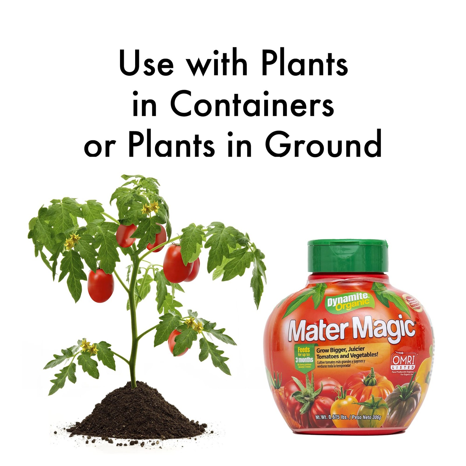 Mater Magic – Organic Tomato Fertilizer for Bigger, Juicier Tomatoes and Vegetab