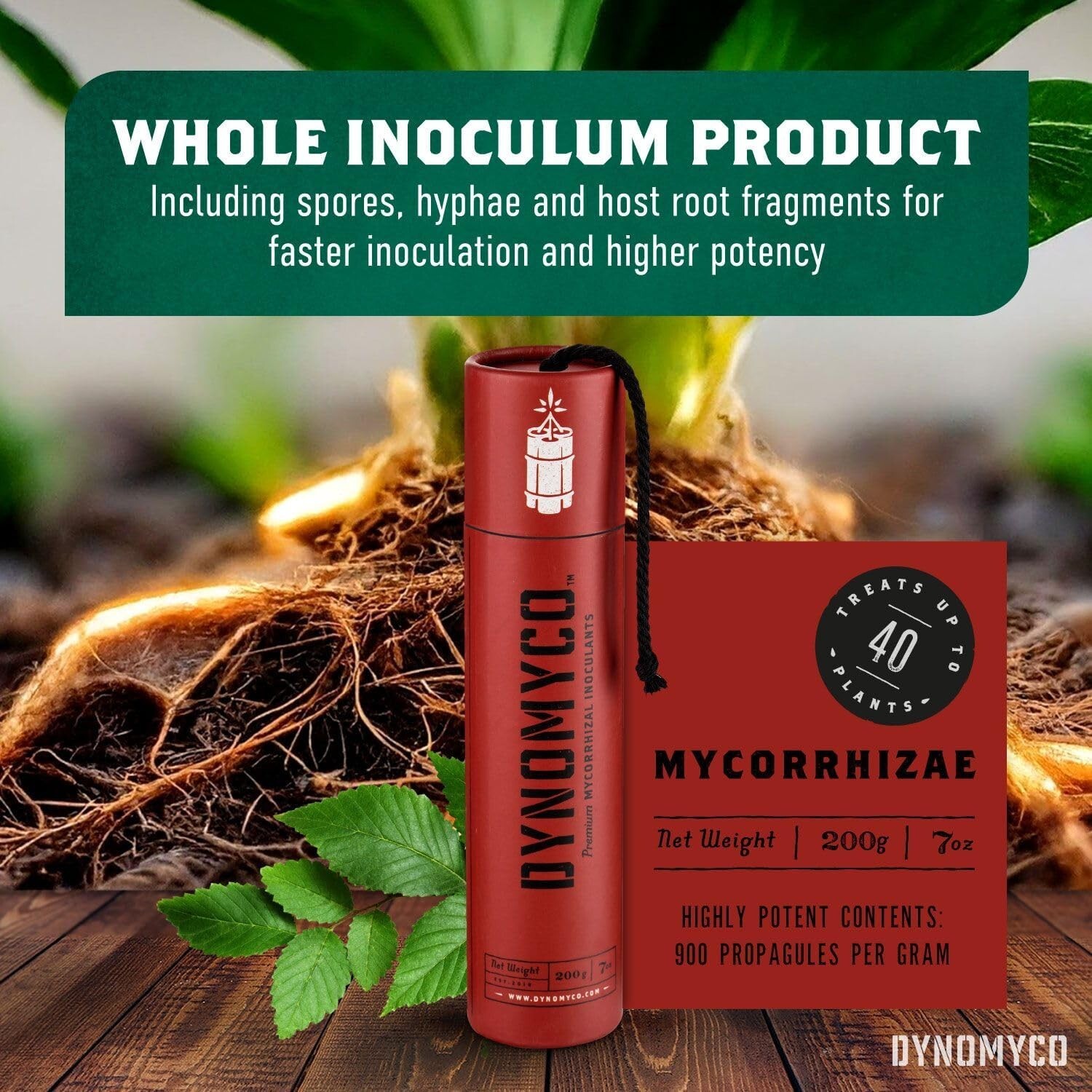 Concentrated Mycorrhizal Inoculant – 7oz Boost for Nutrient Uptake & Root Health