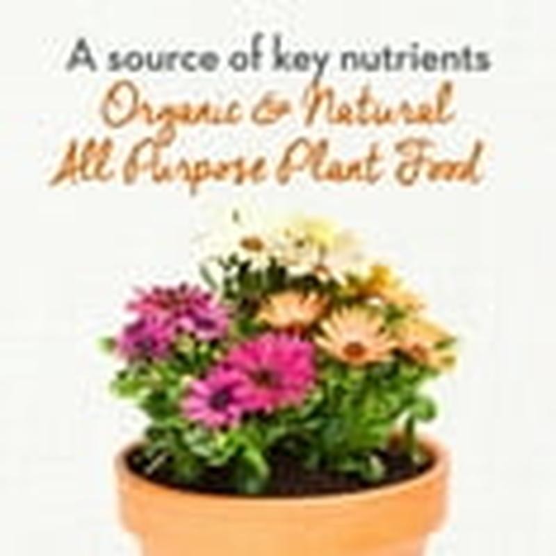 Organic All Purpose Plant Fertilizer 4 lb Nutrient Boost Veggies Flowers Herbs