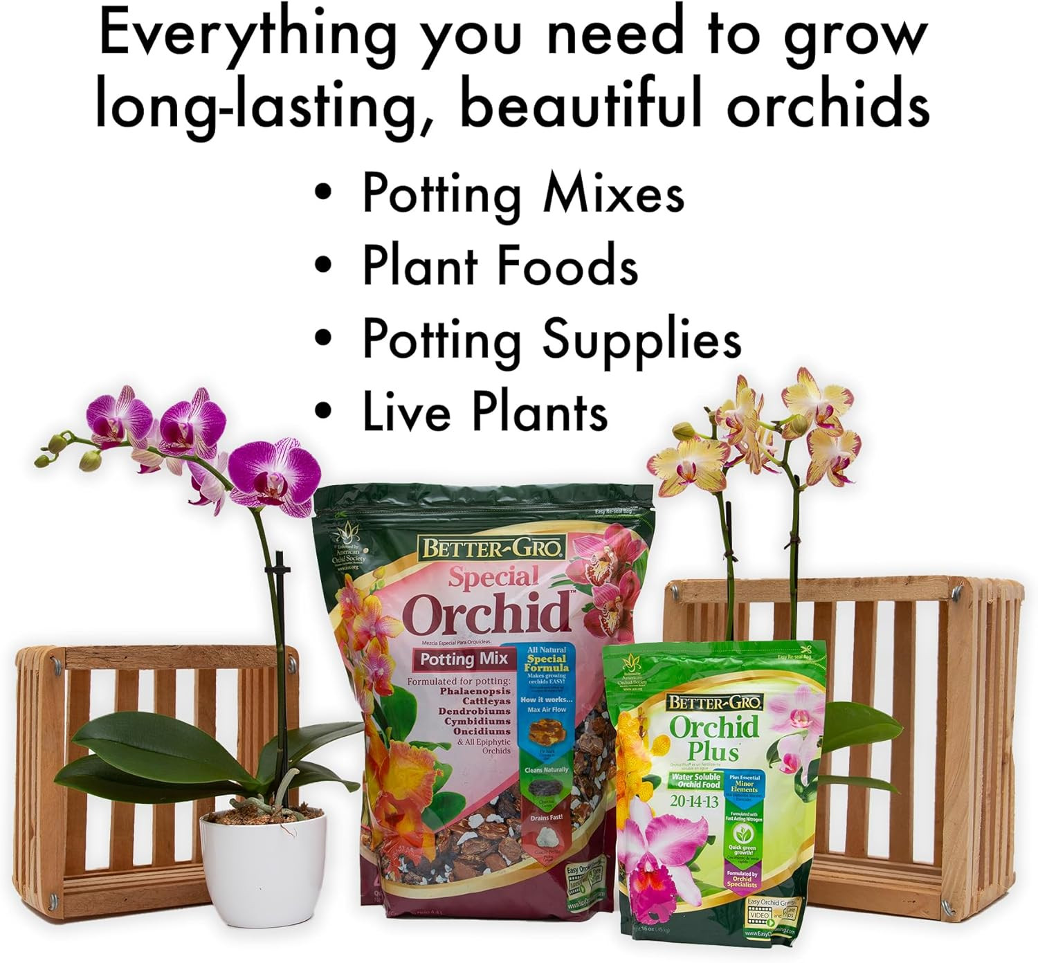 Better Gro Orchid Plus Fertilizer 16 Oz Urea Free For Healthy Orchid Growth