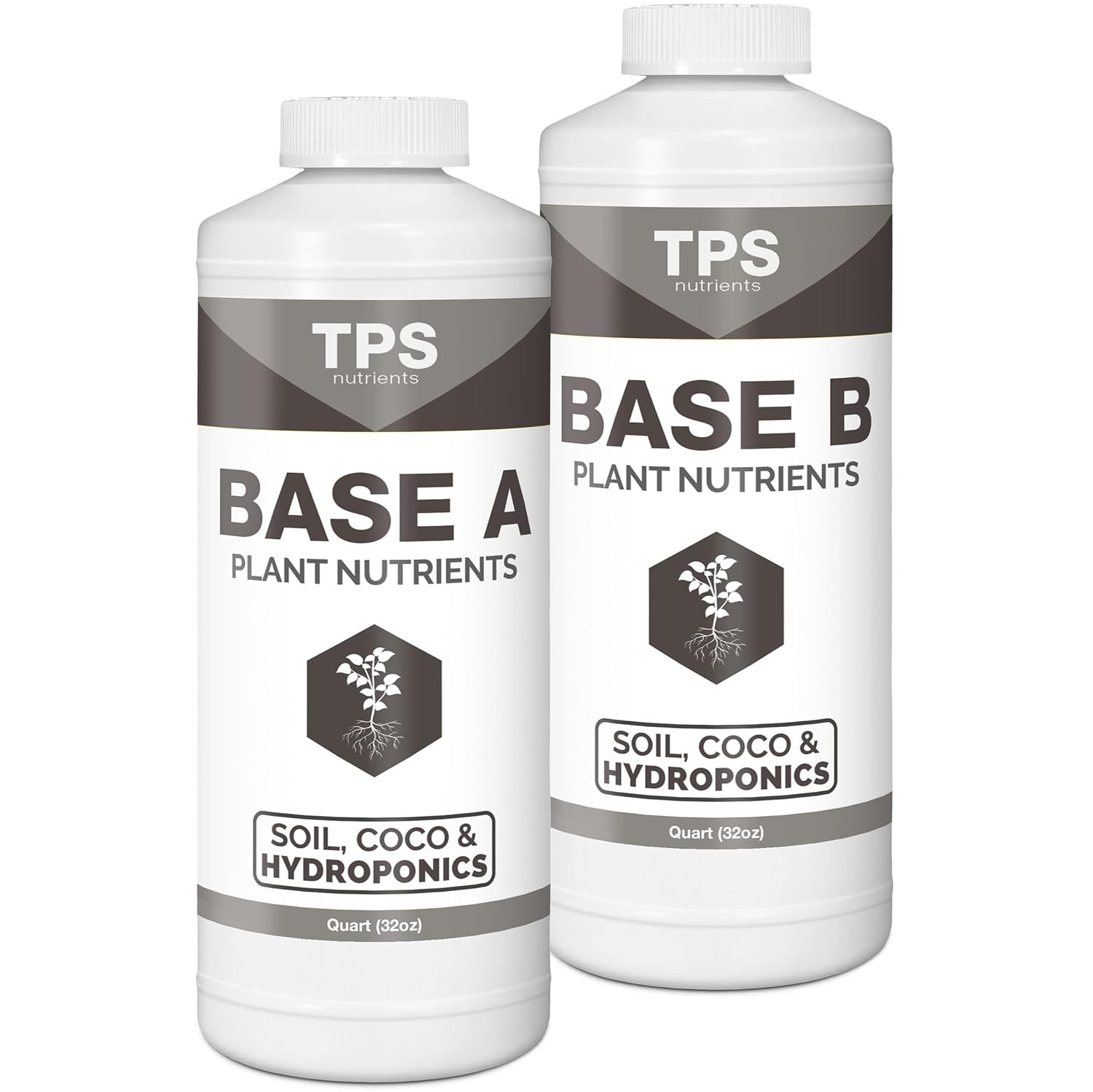 TPS Nutrients Base A+B Two Part Set Complete Plant Growing Nutrient Formula