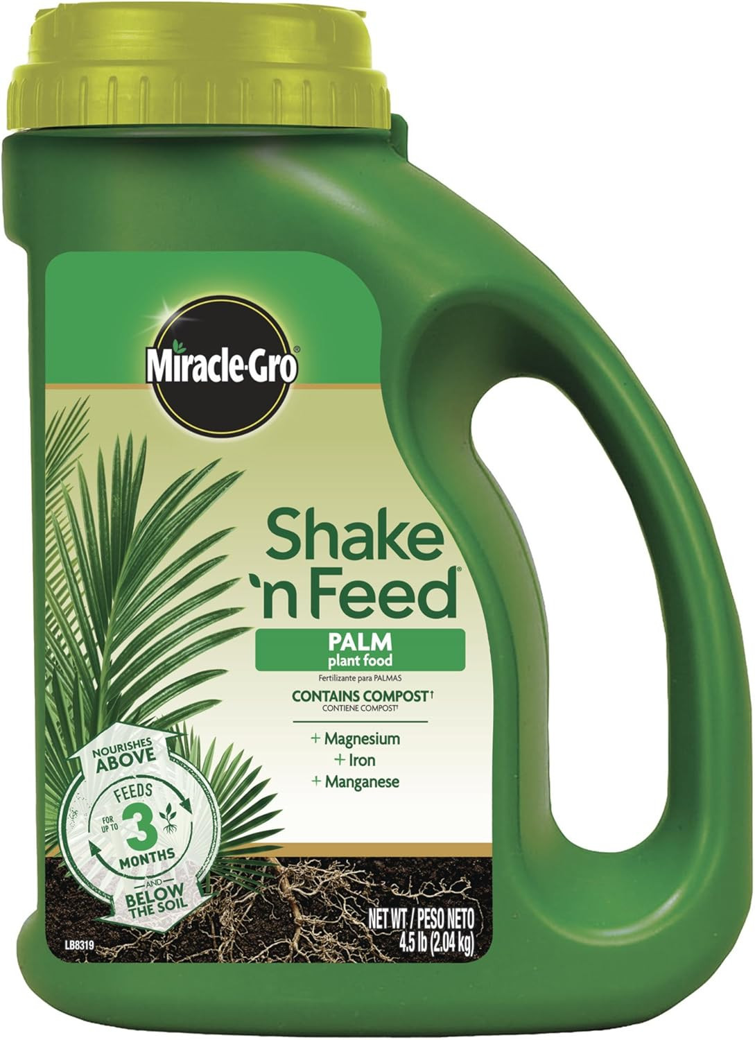 Miracle-Gro Shake ‘N Feed Palm Plant Food, for Container and In-Ground Plants, P
