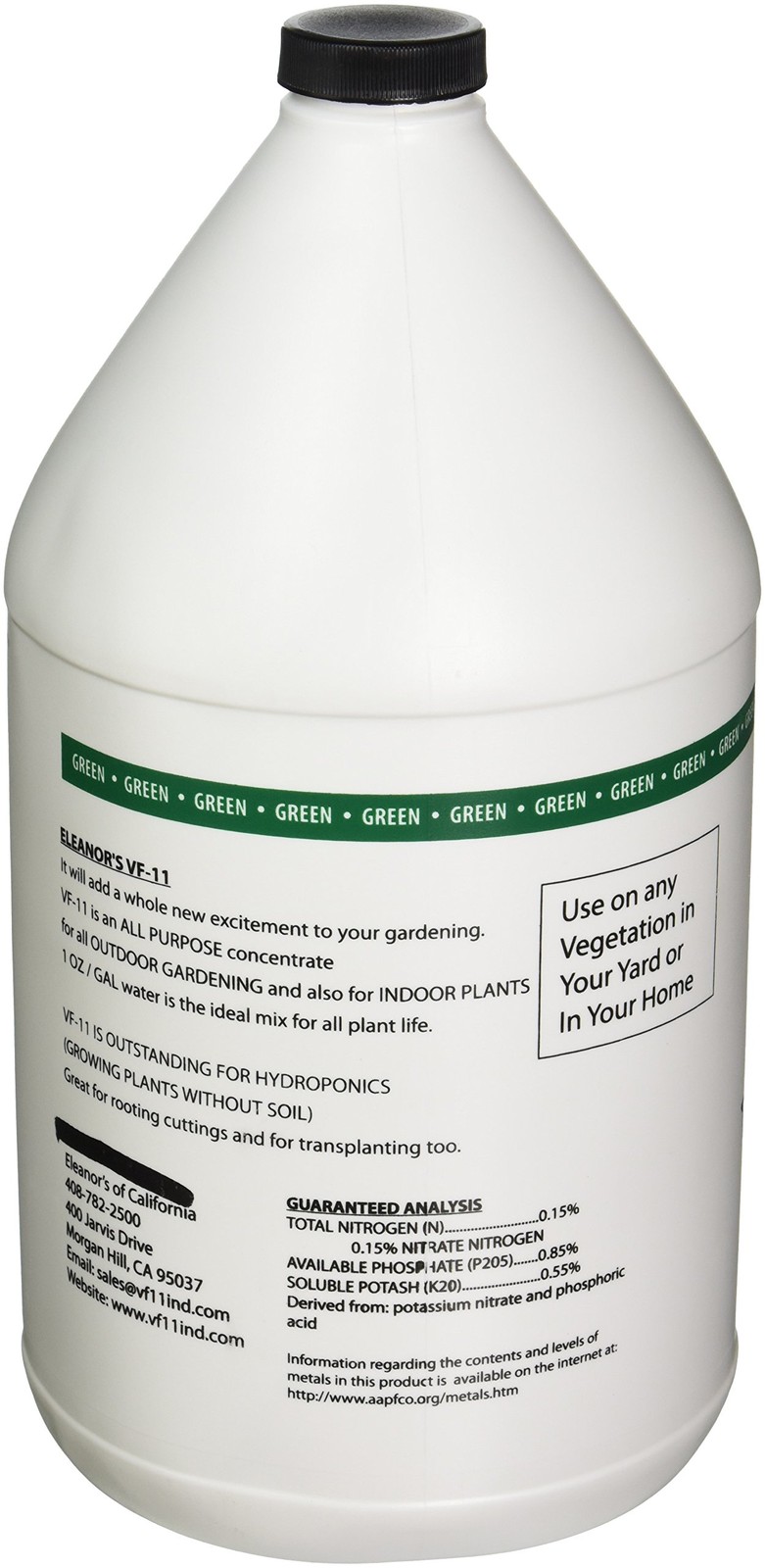 Eleanors VF-11 Plant Food Fertilizer, 1 Gallon