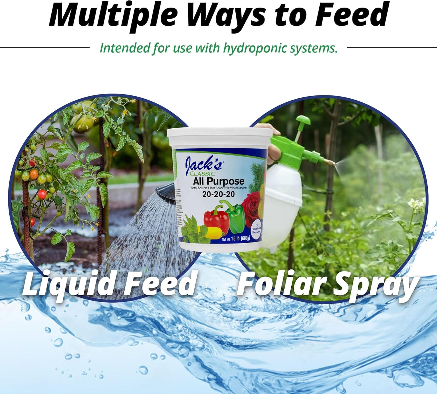 Jack’S Classic 20-20-20 All Purpose Water-Soluble Fertilizer with Micronutrients