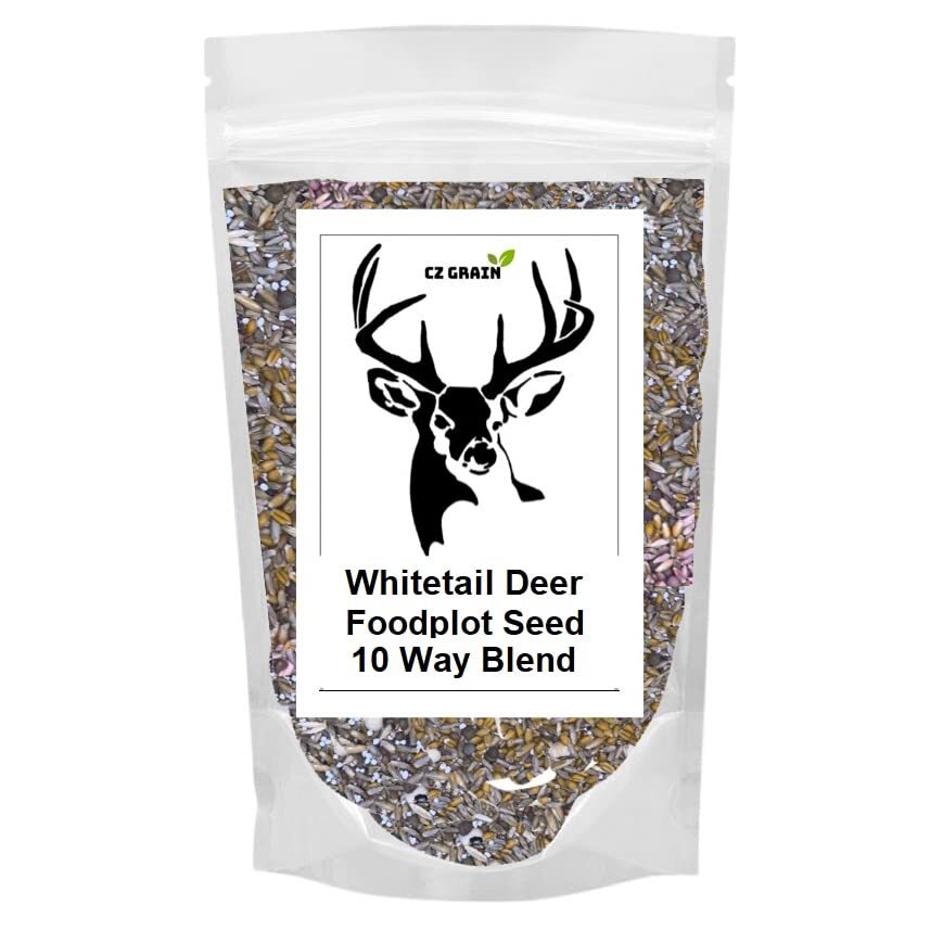 Food Plot Seeds for Deer – 10 Seed Blend – Spring or Fall Planting, Bring in Whi