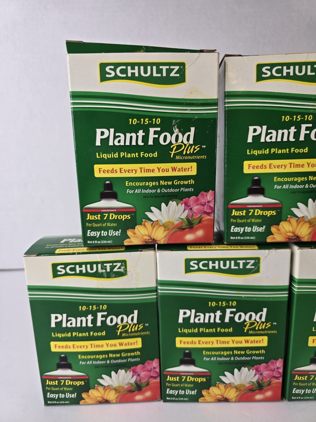 Lot Of 5 Schultz 8oz. All Purpose Liquid Plant Food New