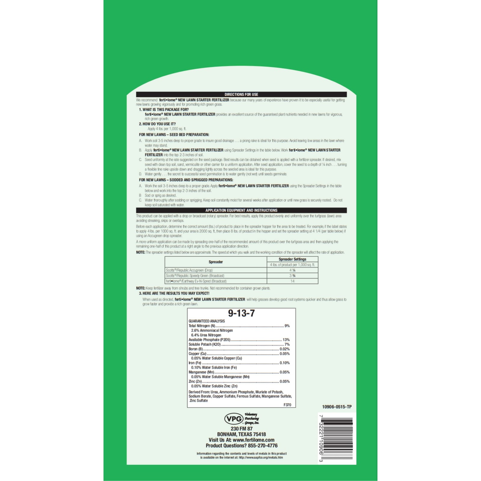 20 Lbs Lawn Fertilizer Promotes Healthy Grass Growth Covers 5000 Sq Ft