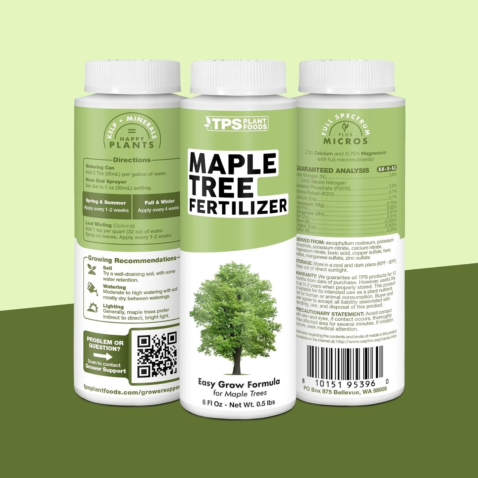 TPS Nutrients Maple Tree Fertilizer Liquid Plant Food 8 oz