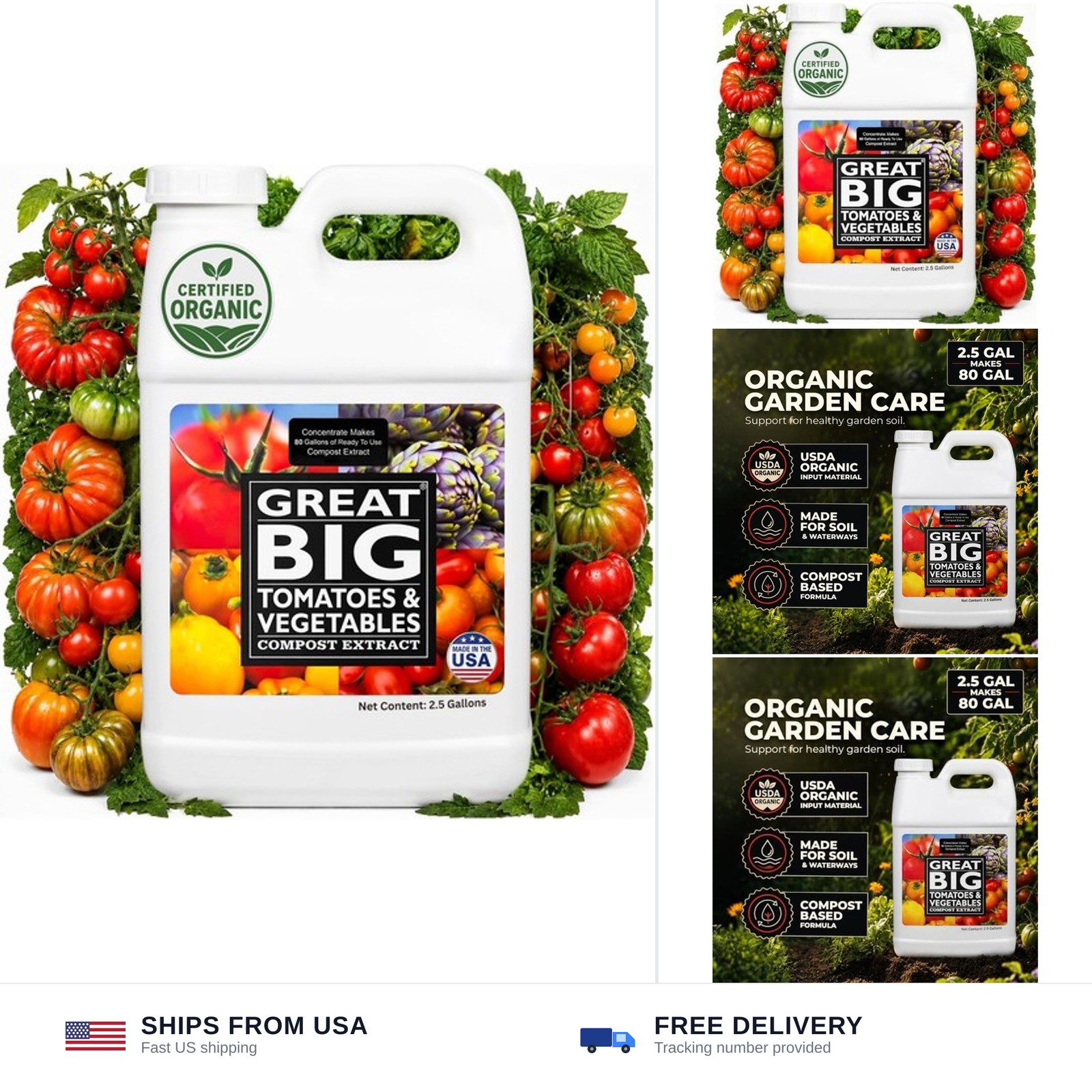 Great Big Tomatoes and Vegetables Liquid Fertilizer Booster – Organic Soil Co…