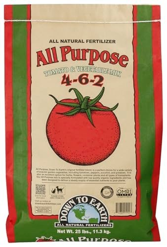 Down To Earth Organic All Purpose Tomato Vegetable Plant Food 25 lb