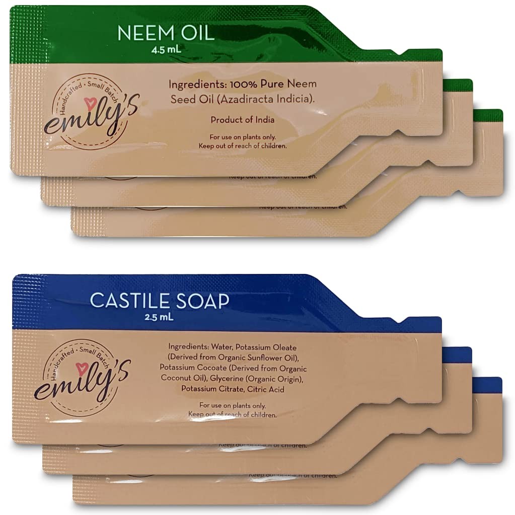 Emilys Naturals Neem Oil Plant Spray Refill Kit Makes 48oz Spray Bottle Not Inc