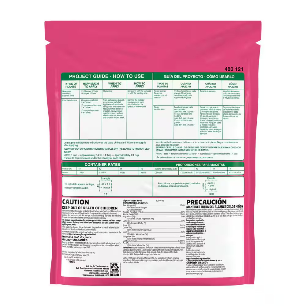 3.5 Lb. All Season Rose Plant Food (12-6-10)