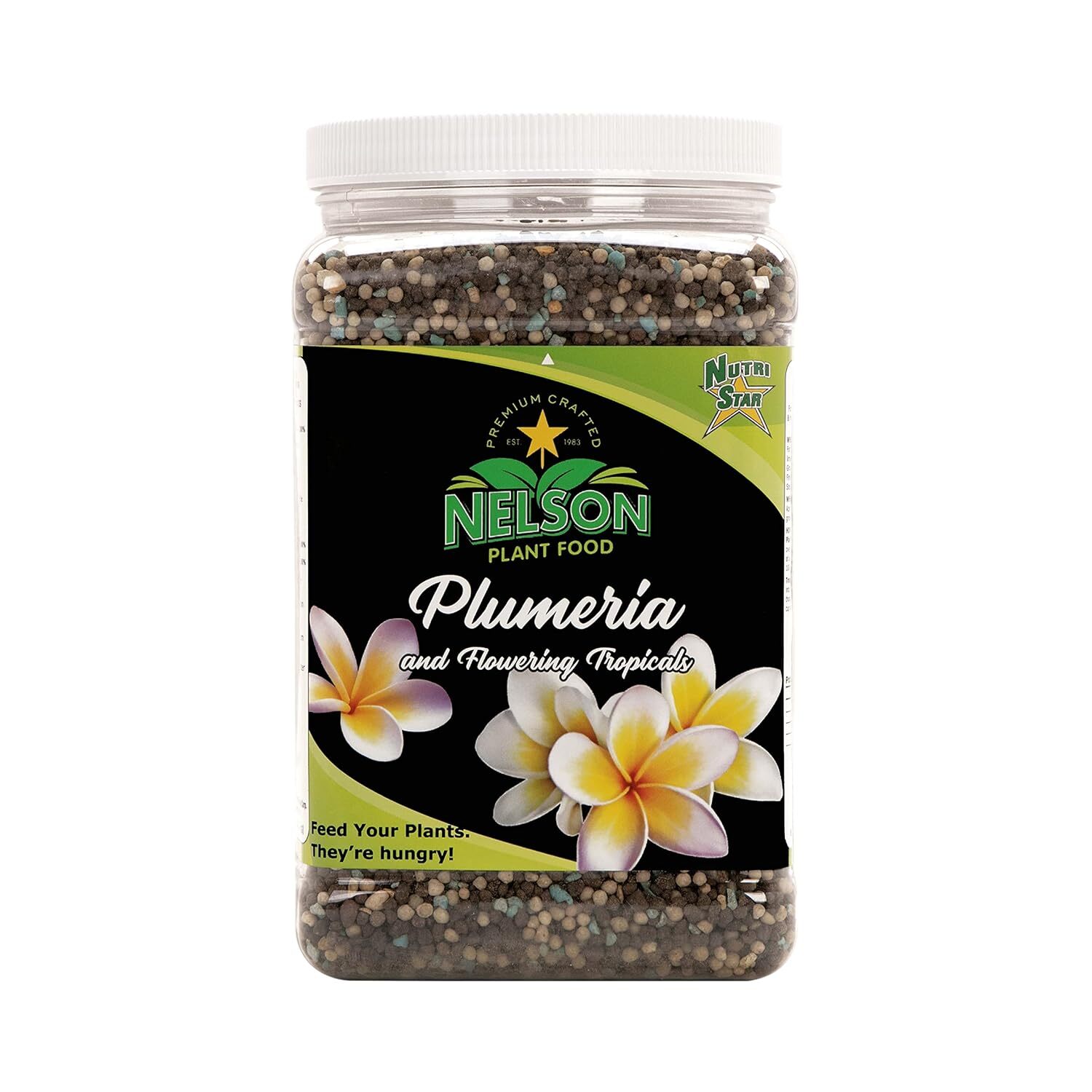 Nelson Plumeria Plant Food 5-30-5 Tropical Fertilizer For Blooms 4 Lb Granular