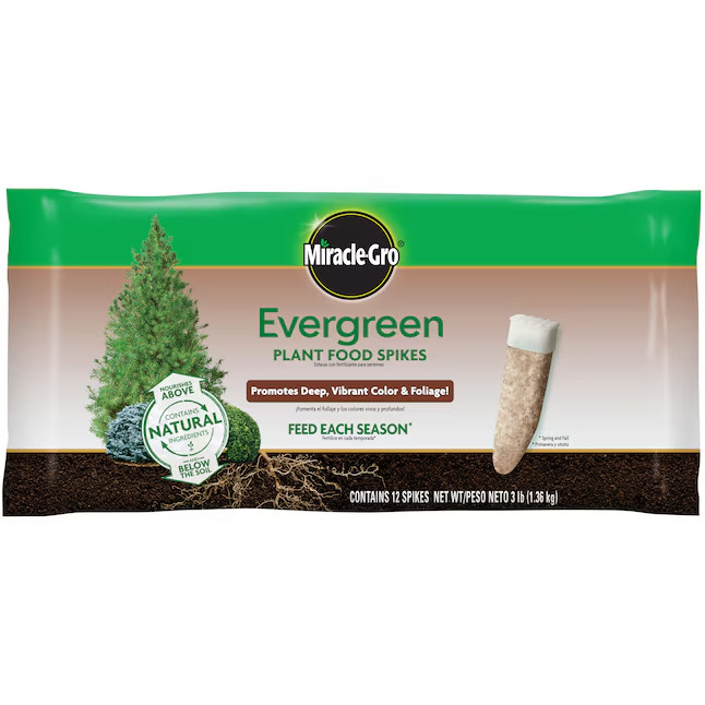 Miracle-Gro Evergreen 12-Count Continuous Release Tree Food Spikes