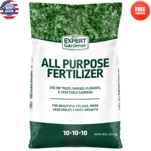 All Purpose Plant Fertilizer Synthetic Quick Release 10-10-10 Fertilizer 40 LBS