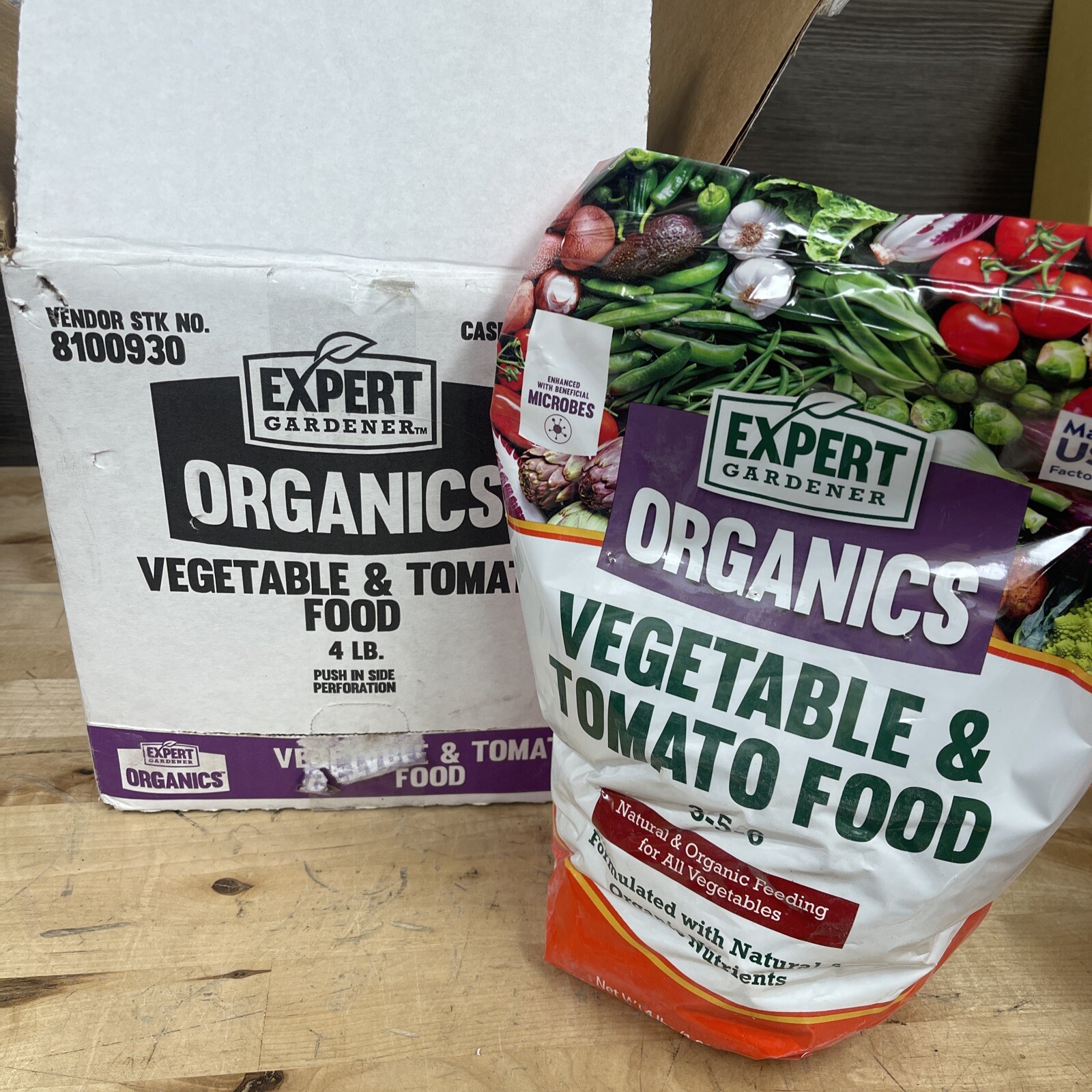 Lot Of 4 Expert Gardener Tomato & Vegetable 4lb Plant Food Fertilizer 3-5-6 New