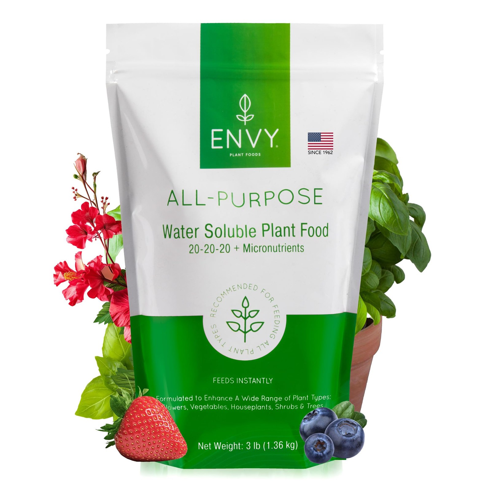 Best All-Purpose Plant Fertilizer, 3 Pound – Makes 300 Gallons, for Indoor and