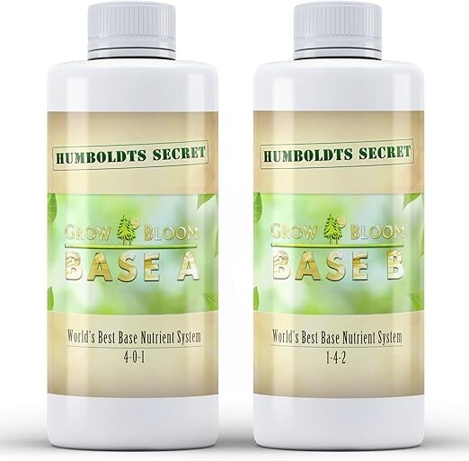 Humboldts Secret A & B Liquid Hydroponics Fertilizer Nutrient System 8 oz