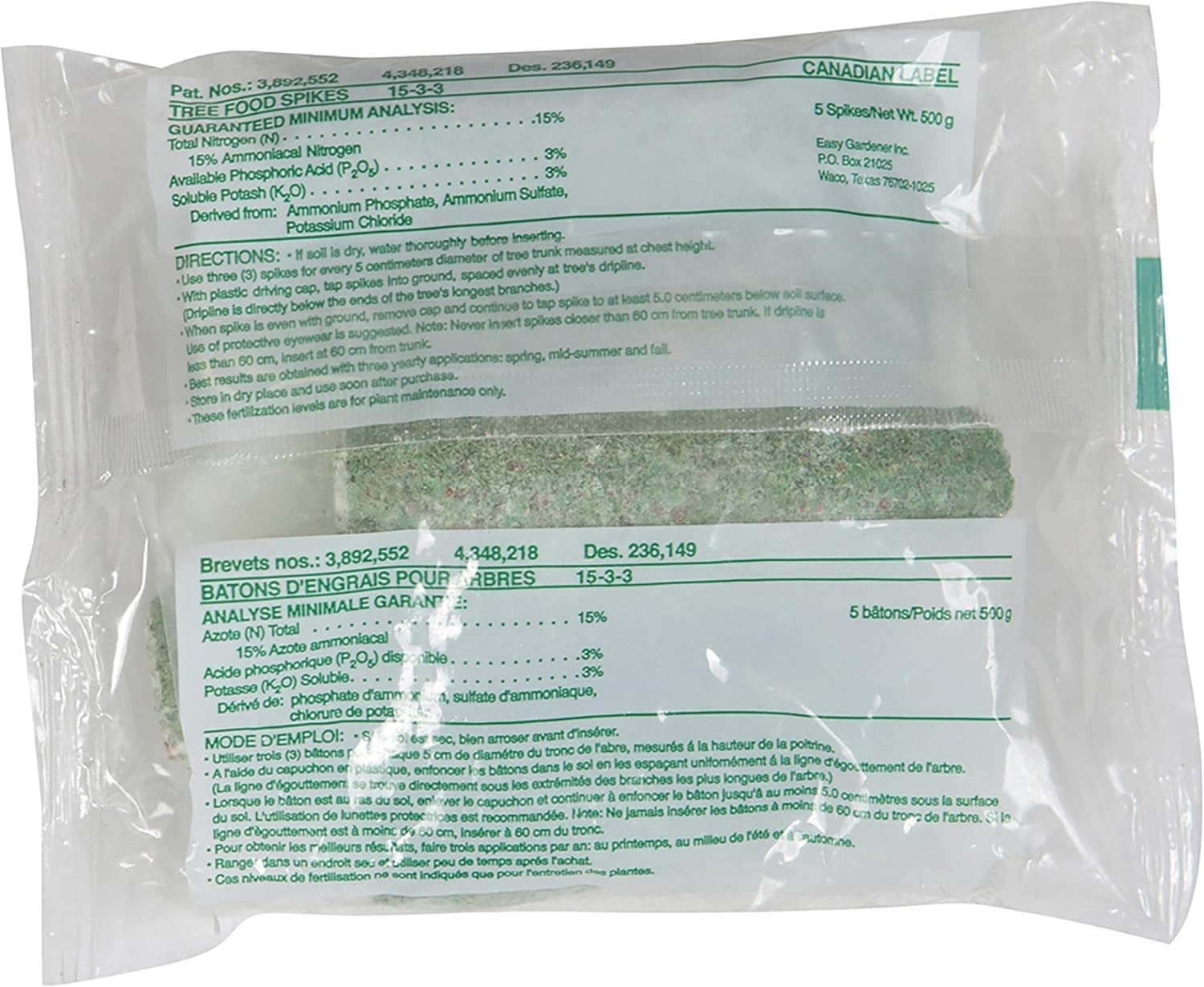 Evergreen Fertilizer Spikes 15 Count Slow Release Tree Shrub Care