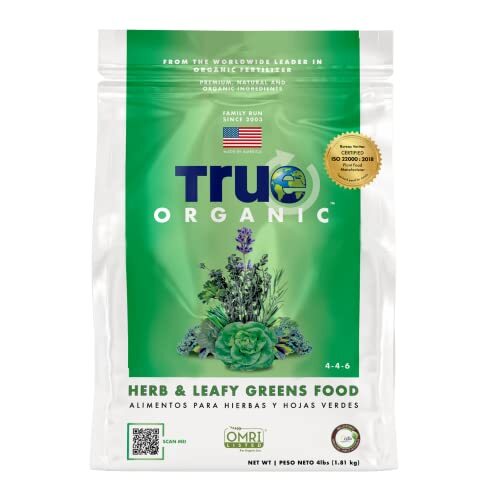 4lb Organic Herbs Leafy Greens Fertilizer Natural Growth Nutrient Rich Formula