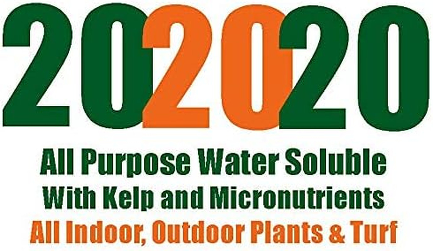 All Purpose Water Soluble 20-20-20 Fertilizer Balanced NPK Plant Food with Micro