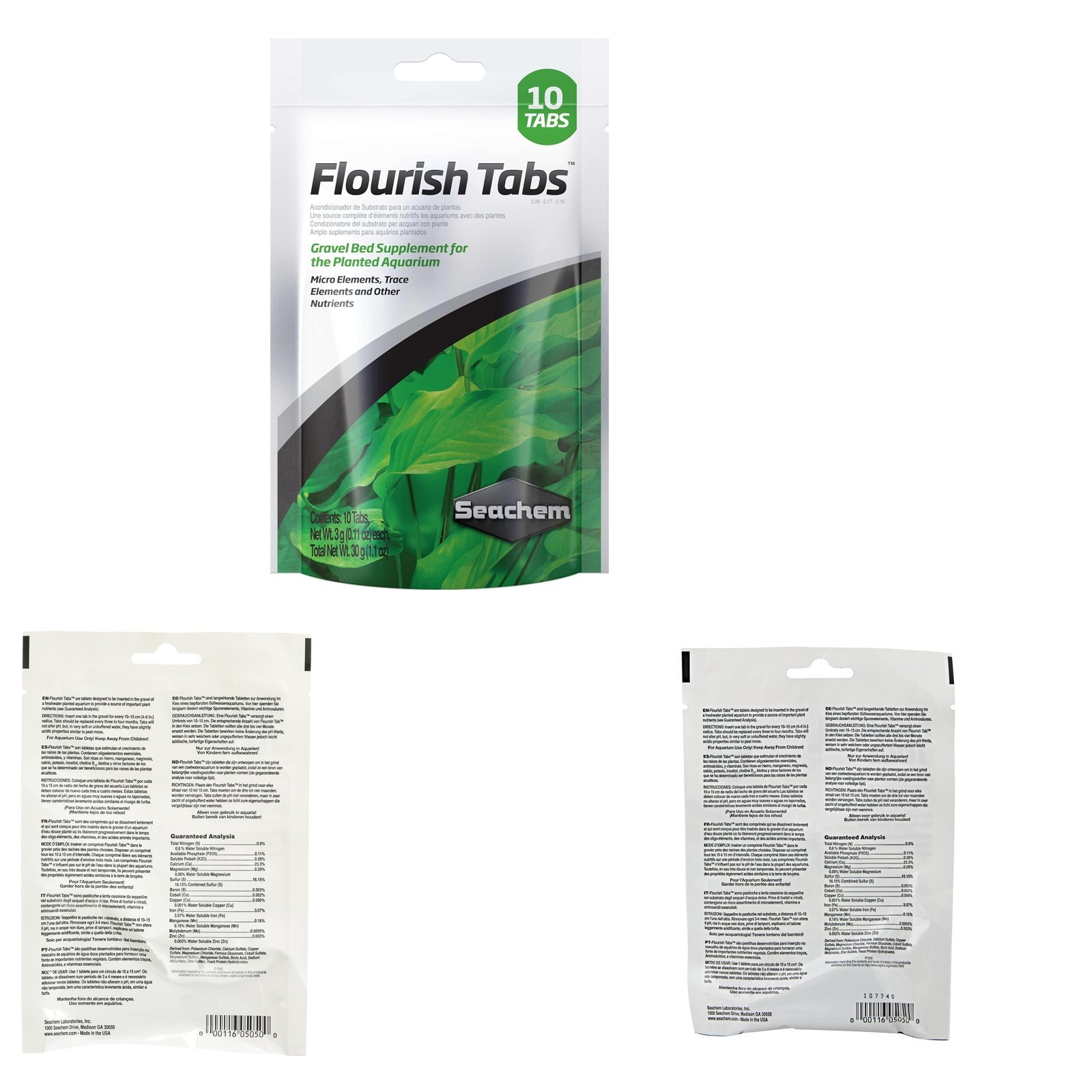 Aquatic Plant Fertilizer Tabs Growth Stimulating Root Tablets 10 Count
