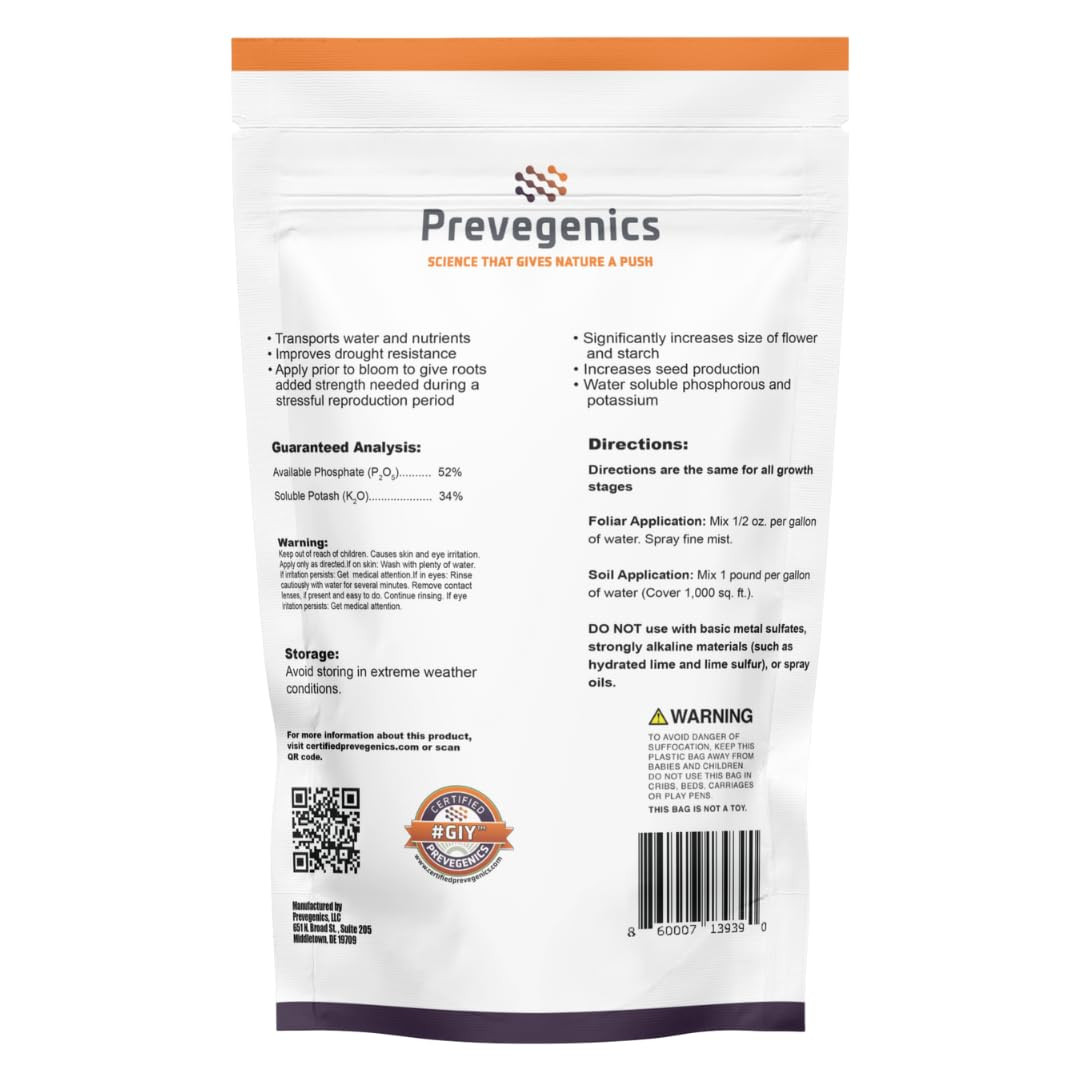 Monopotassium Phoshpate (MKP) Fertilizer 0-52-34 | Highly Water Soluble | Sup…