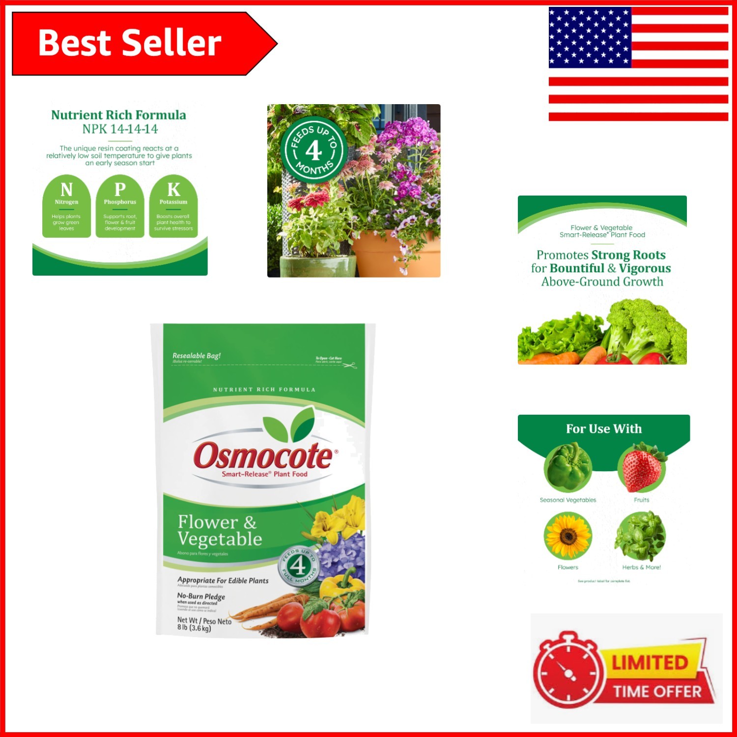Smart-Release Plant Food, 8 lb – Continuous Fertilizer for Flourishing Gardens