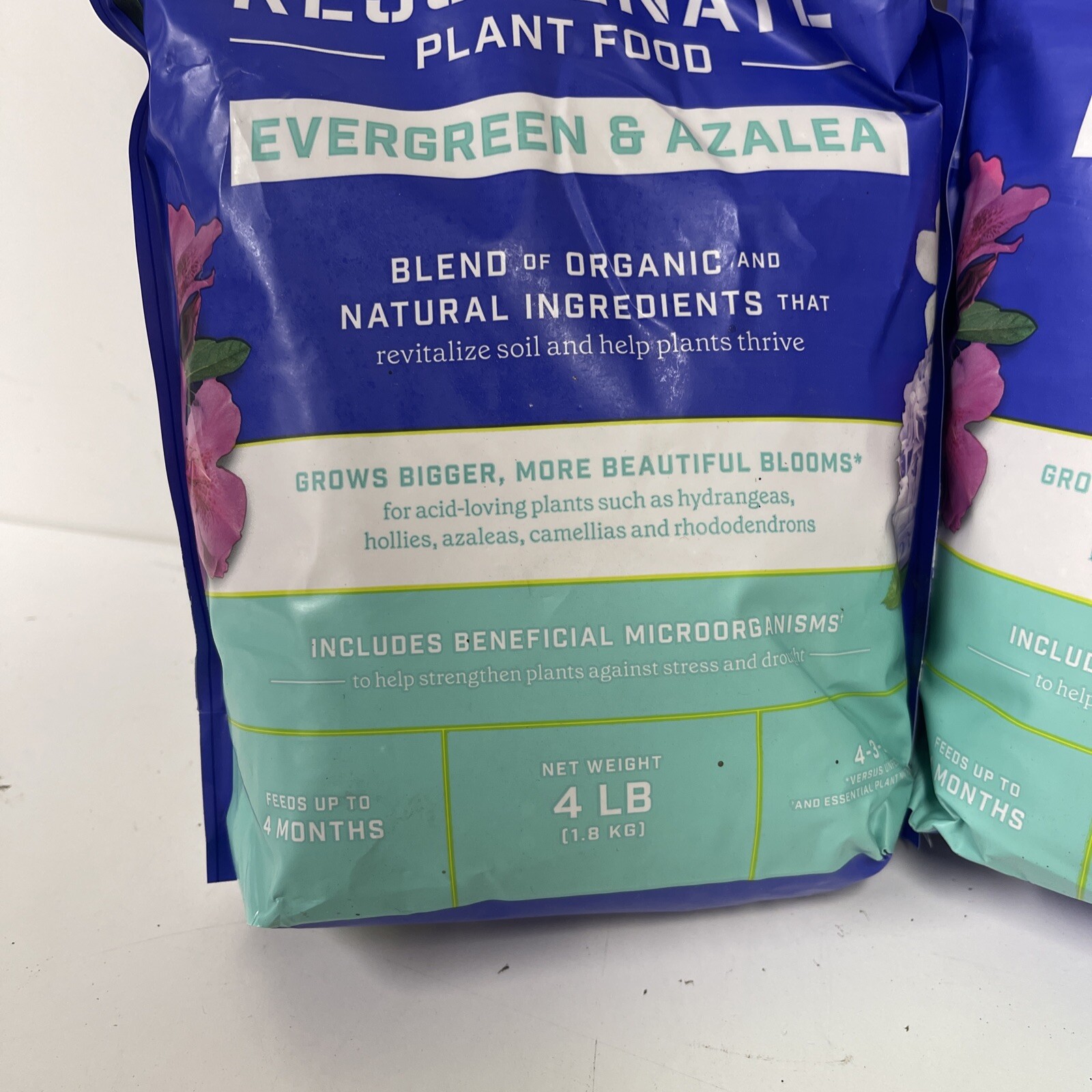 2 Pack Rejuvenate Organic & Natural Evergreen Azalea Plant Food Fertilizer 4 Lb